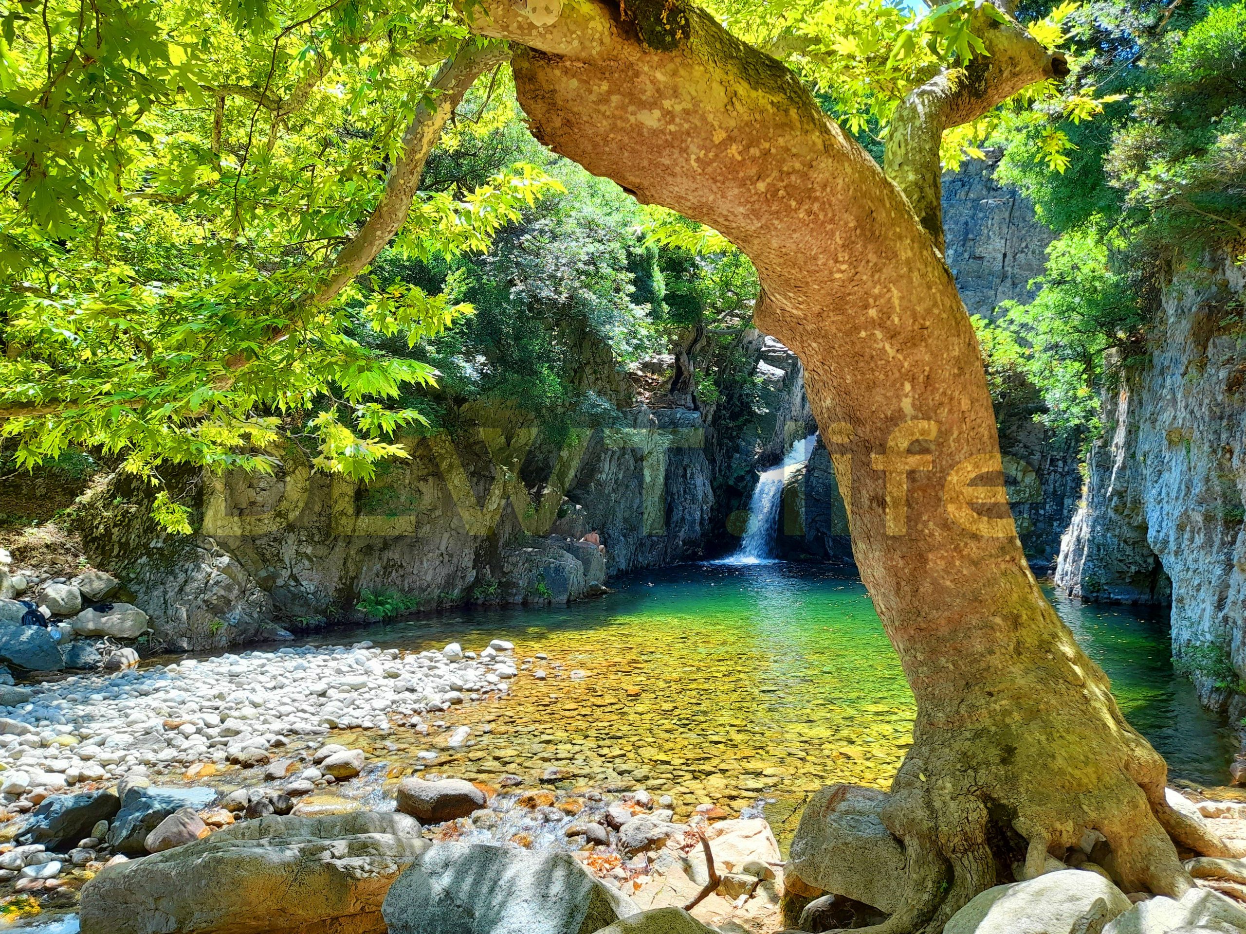Gerania Vathra Waterfall